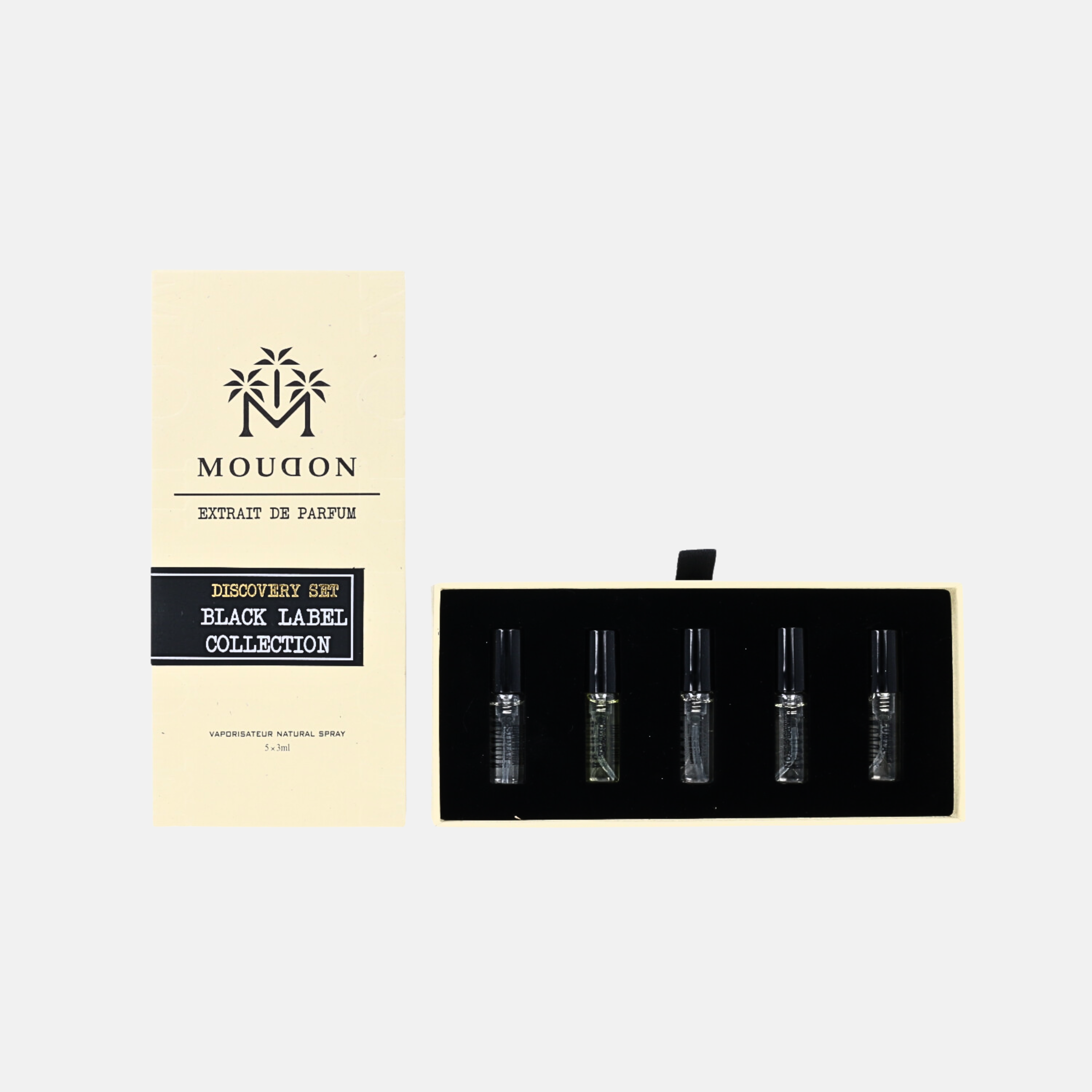 MOUDON BLACK LABEL COLLECTION DISCOVERY SET 5 x 3 ml
