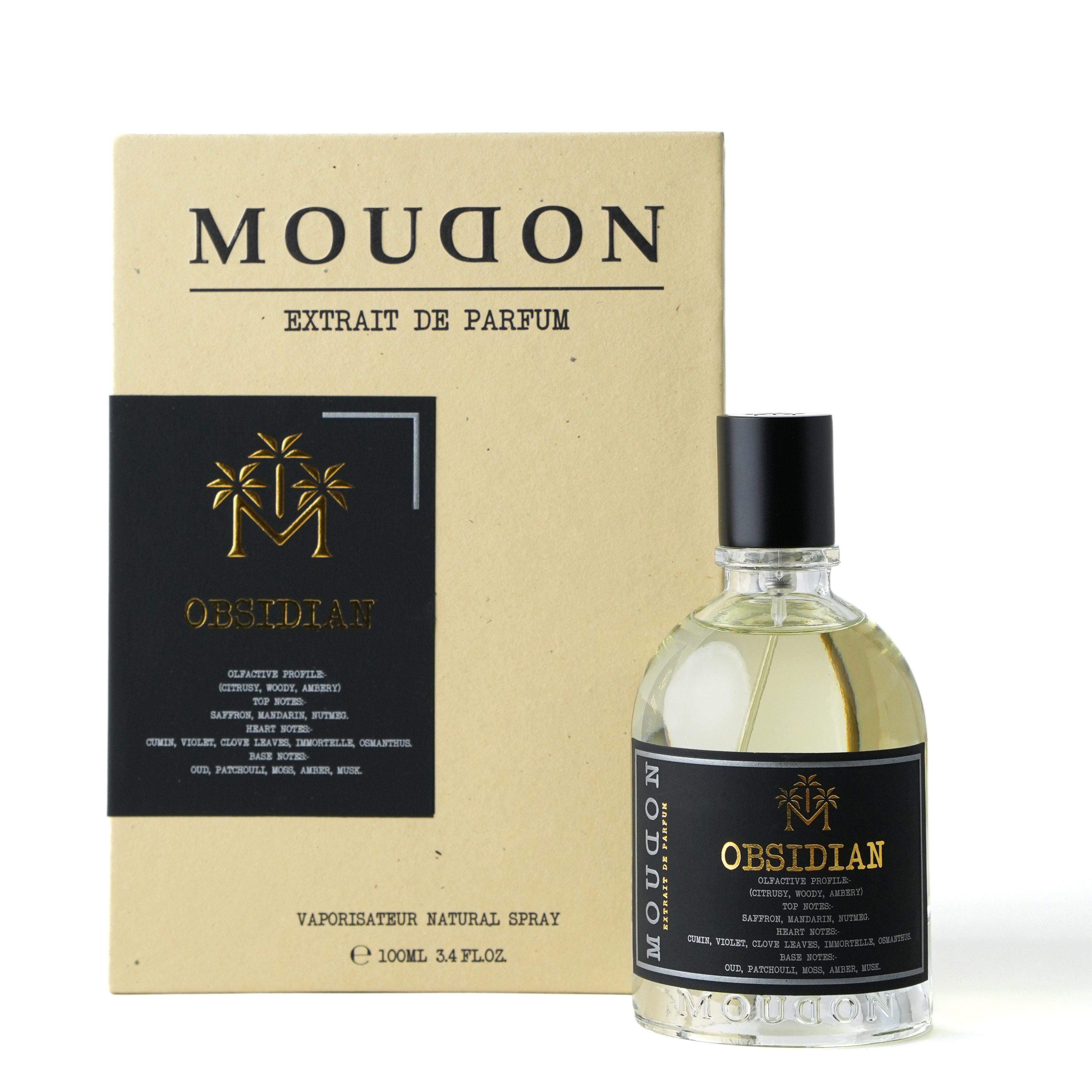 MOUDON OBSIDIAN - EXTRAIT DE PARFUM - 100 ml